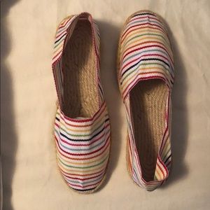 Multi color espadrilles. Made in FRANCE!